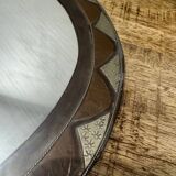 Vintage brass mirror