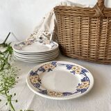 Woven wicker basket