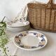 Woven wicker basket