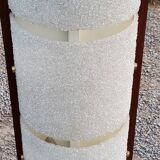 Scandinavian style floor lamp in teak and granite resin from the 70s