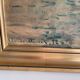 Golden frame with Claude Monet reproduction