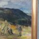 David Wallin (1879-1957), Romantic Painting , 1917, Oil on Canvas, Framed
