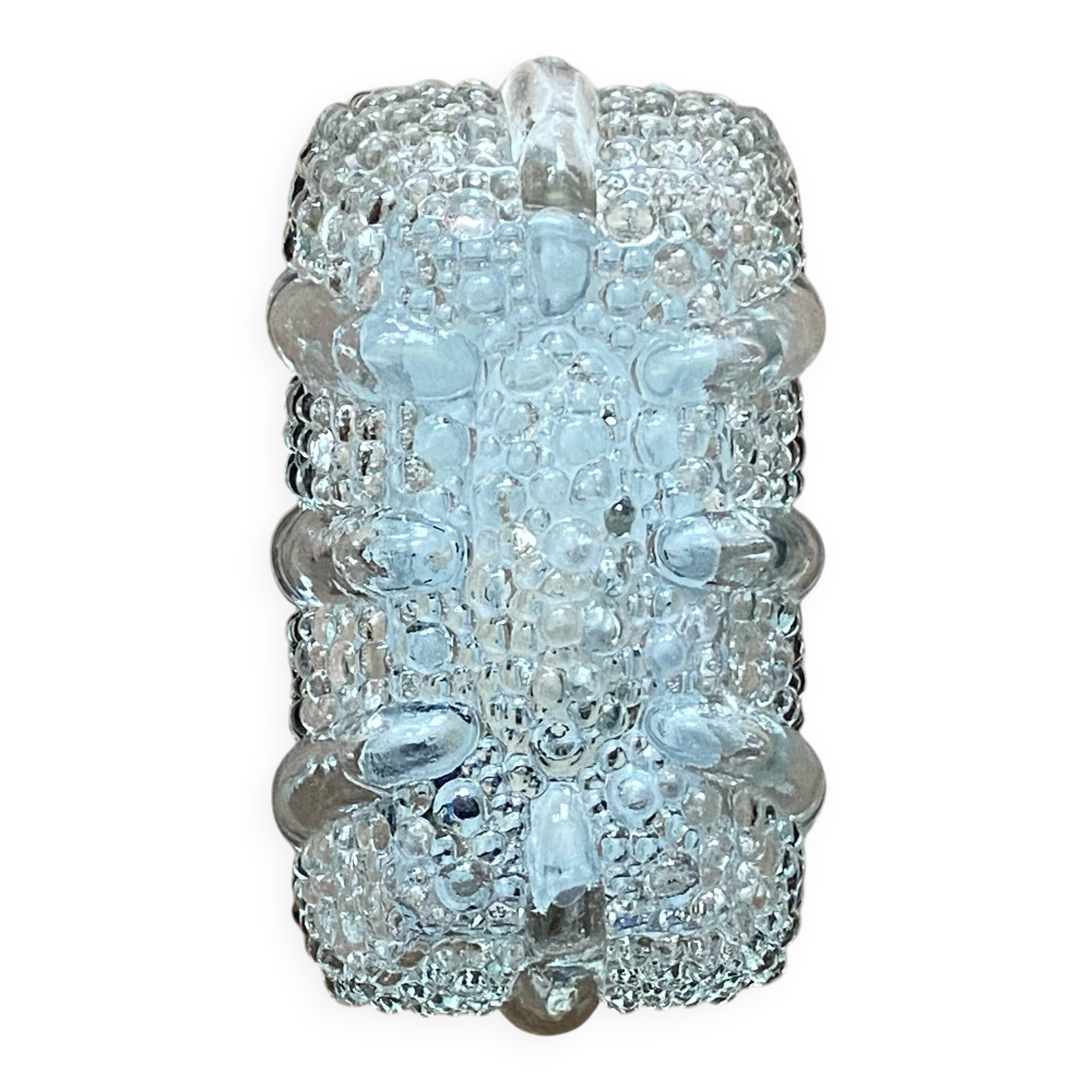 Rectangular wall light ceiling fixture transparent glass antique lamp