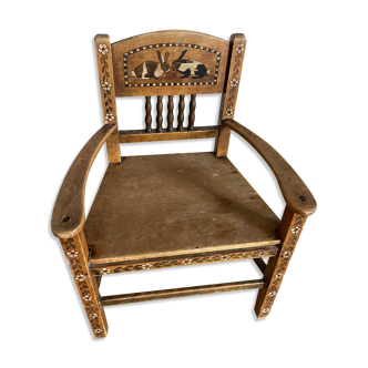 Artisanal children's chair