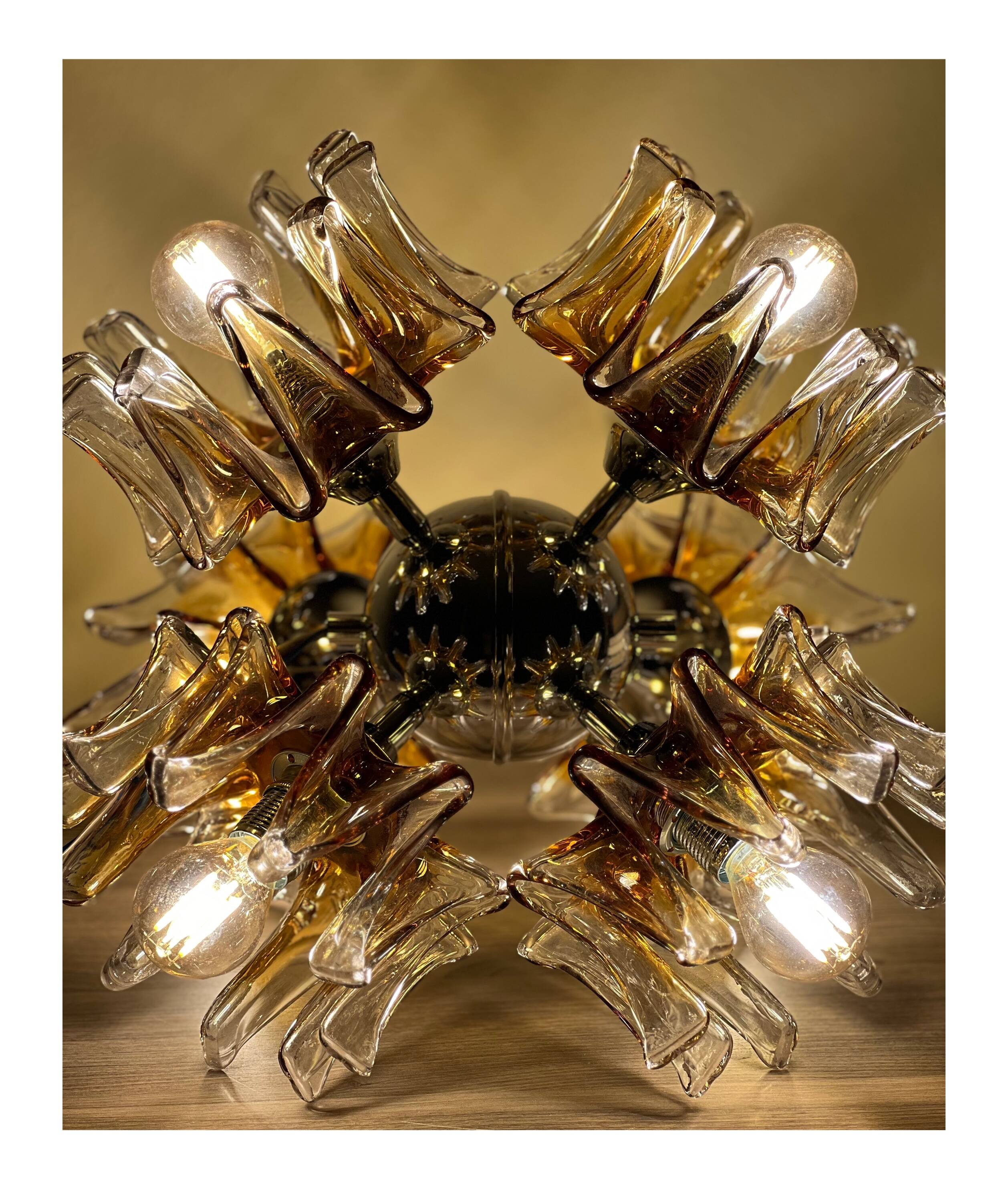 1970's Mazzega Sputnik Chandelier