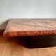 1970s Elm Burl Bar Coffee Table