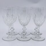 6 Saint Louis crystal water glasses Massenet model