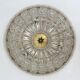Large crystal Banci Italy ceiling lamp, 1960s