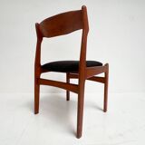 Ensemble de 6 chaises design rembourrées par Burchardt Nielsen, années 1960