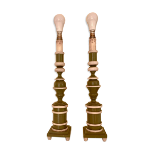 duo pieds lampe