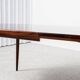 Midcentury Danish extendable round dining table in rosewood by VV Møbler 1960s