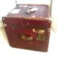 Wooden hat trunk