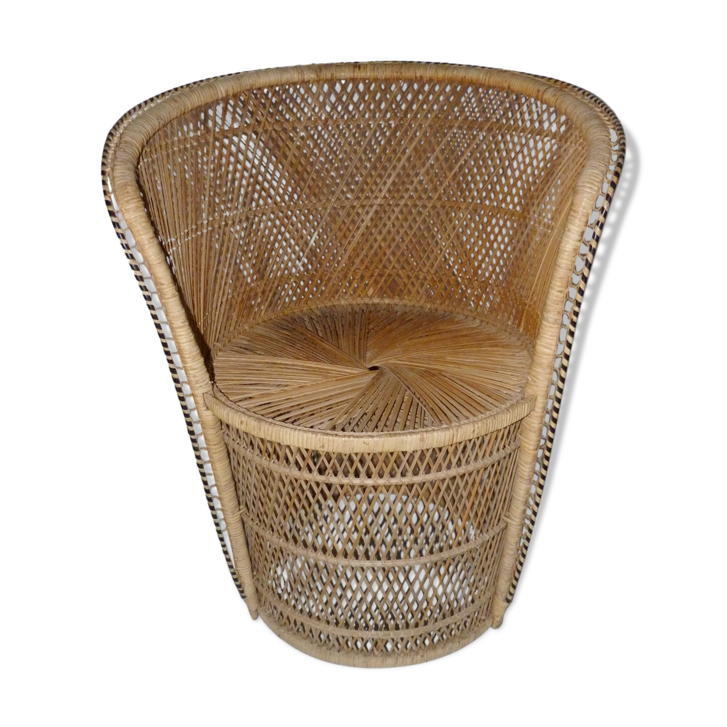 Rattan armchair