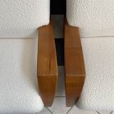 Pair of large rocking chairs reupholstered in White Boucle