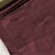 Old harvest tablecloth in pure hemp tinted with eggplant