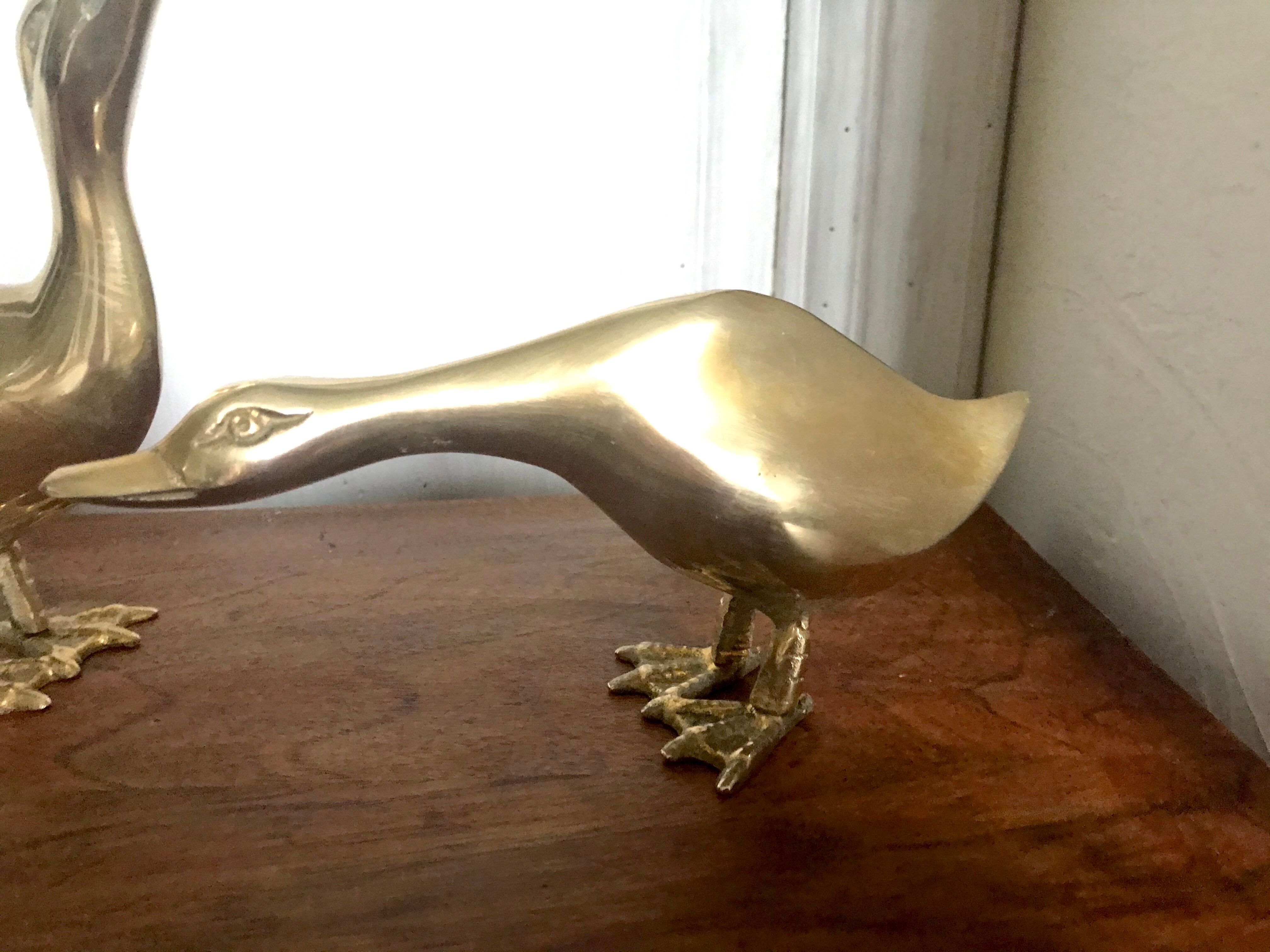 Brass duck couple