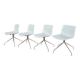 Catifa 53 Chairs Desk by Lievore Altherr Molina for Arper, 2000s, Set of 4