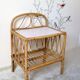 Table de chevet en rotin