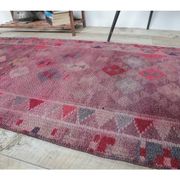 1960s - Vintage Turkish Hand-Knotted Herki Runner Rug - 75x365