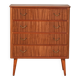 Scandinavian mahogany chest of drawers, 1950s