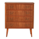 Scandinavian mahogany chest of drawers, 1950s
