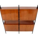 Scandinavian "double" mahogany cabinet, Sweden, 1960