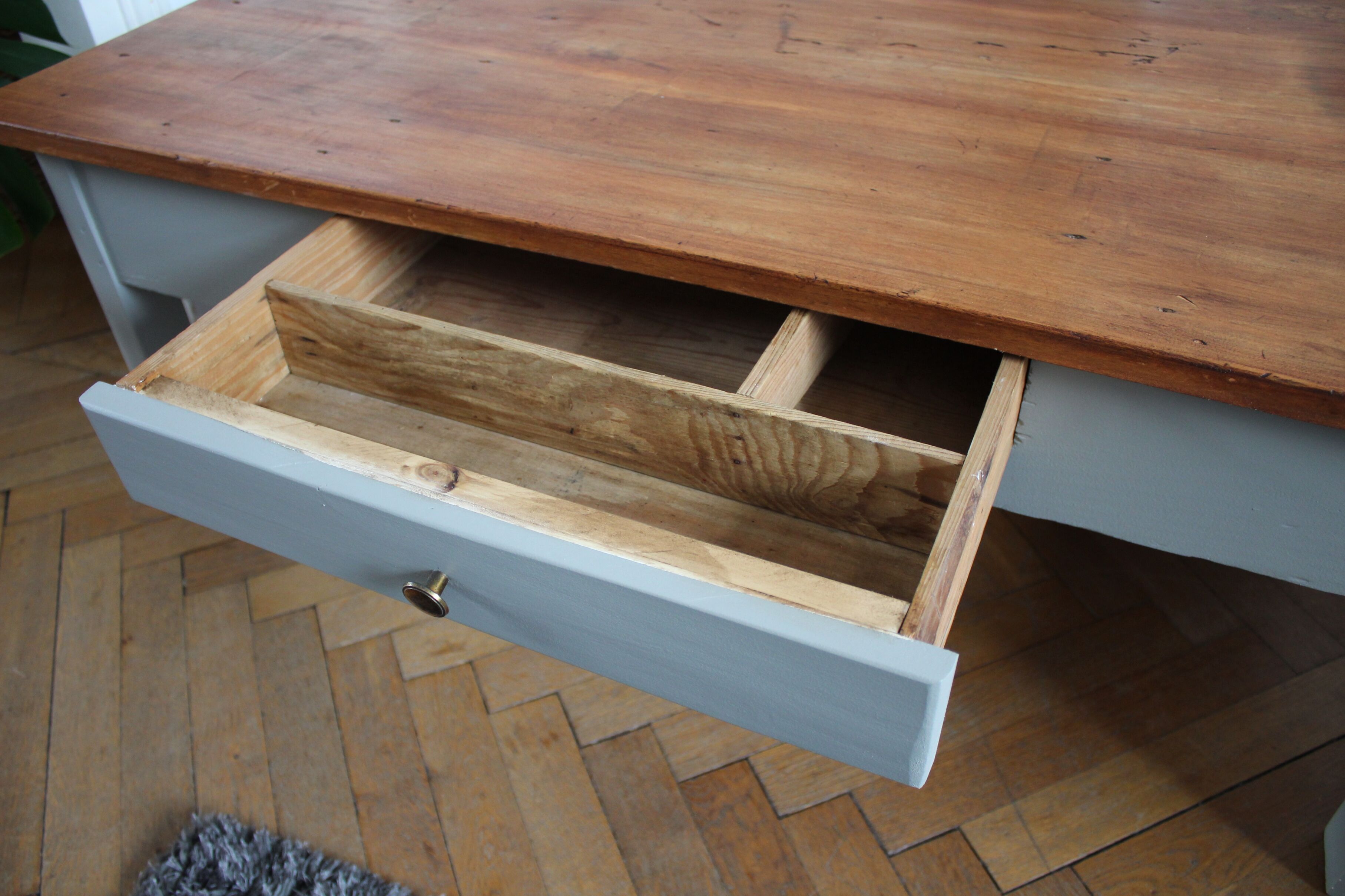 Restored farmhouse coffee table
