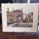 Aquarelle place aux pigeons