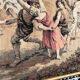 Vintage tapestry after Rubens