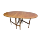 Table en teck dite "Gateleg"