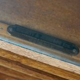 Meuble de mercerie ou comptoir de magasin ancien en érable et chêne britannique, années 1930