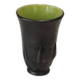 Black and green earthenware vase Blanche Letalle (1901-1990) St Clément circa 1950
