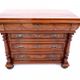 Antique walnut chest of drawers, Northern Europe, circa 1900.