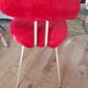Red moumoute chair