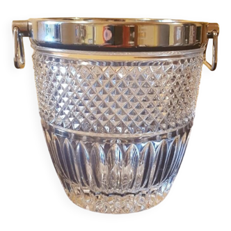 Crystal champagne bucket.