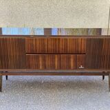 Grundig Scandinavian Hifi sideboard in wood and lacquered rosewood