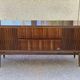 Grundig Scandinavian Hifi sideboard in wood and lacquered rosewood