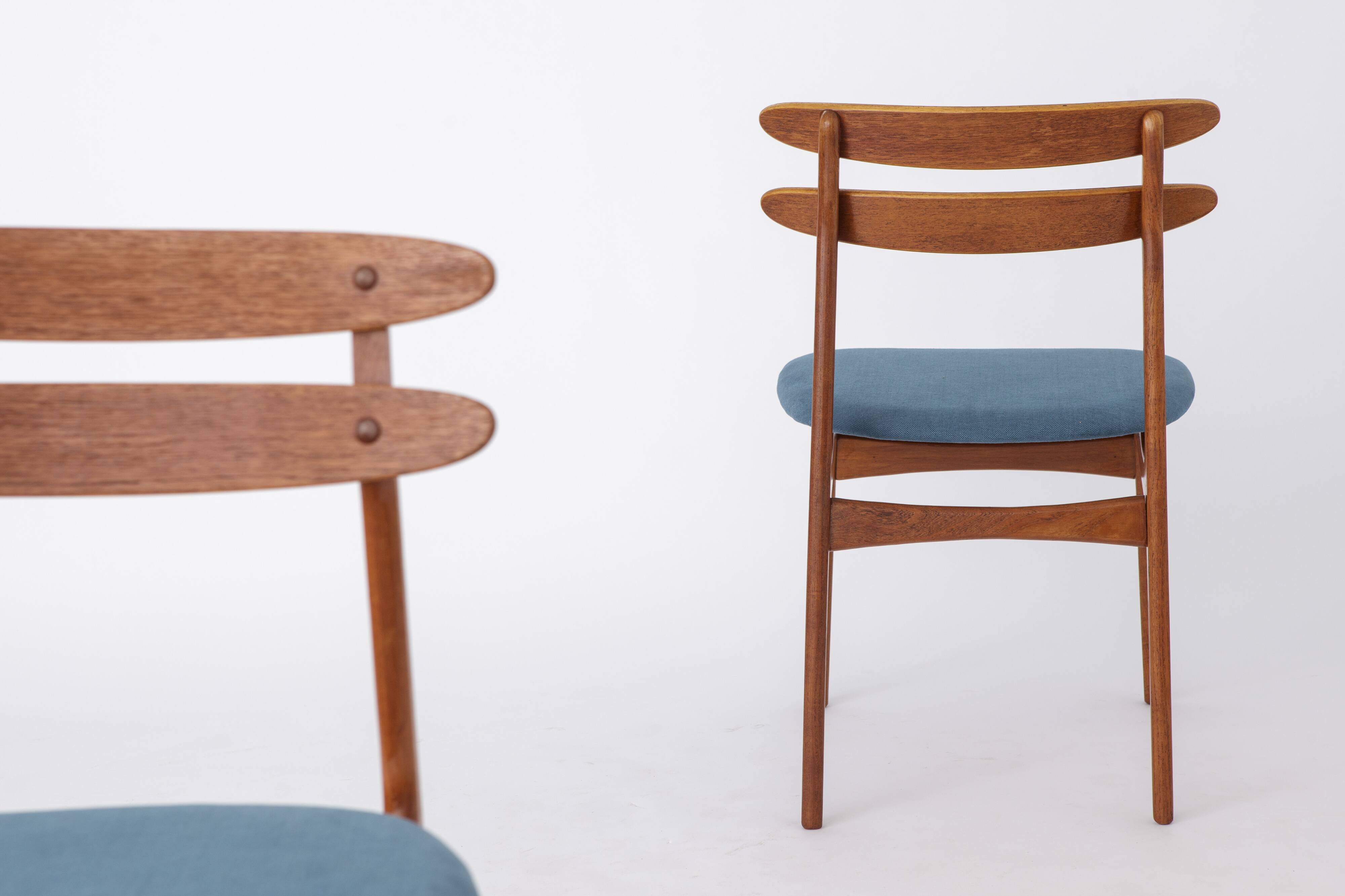 2 chaises vintage 1960 en teck danois
