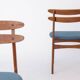 2 chaises vintage 1960 en teck danois