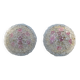 Amazing set of 2 Murano glass ceiling flower by Seguso for Venini
