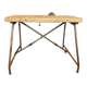 Vintage workbench circa 1930, folding metal leg.