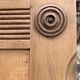 Parisian paneled cabinet in raw wood, 1940