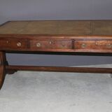 English mahogany bureau plat circa 1900