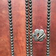 Leather studded chest
