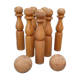 Jeu de quilles bois années 60/70