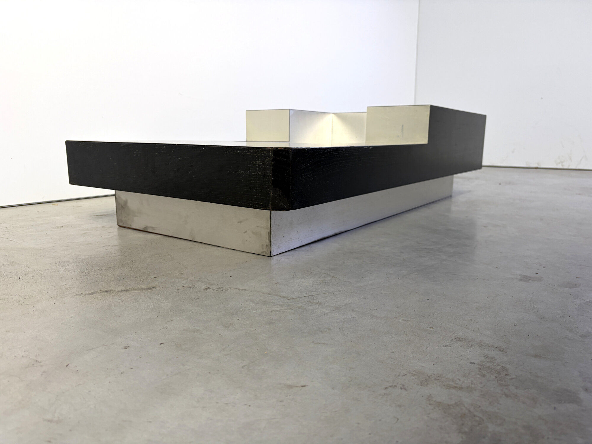 Vintage coffee table by Willy Rizzo, 1970s