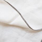 Serviette en lin blanche