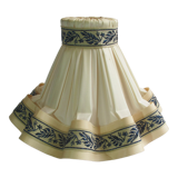 Lampshade in fabric and embroidery