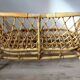 Banquette en rotin vintage