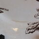 3 plates with hors d'oeuvre in Terre de Fer HB Choisy bird decoration